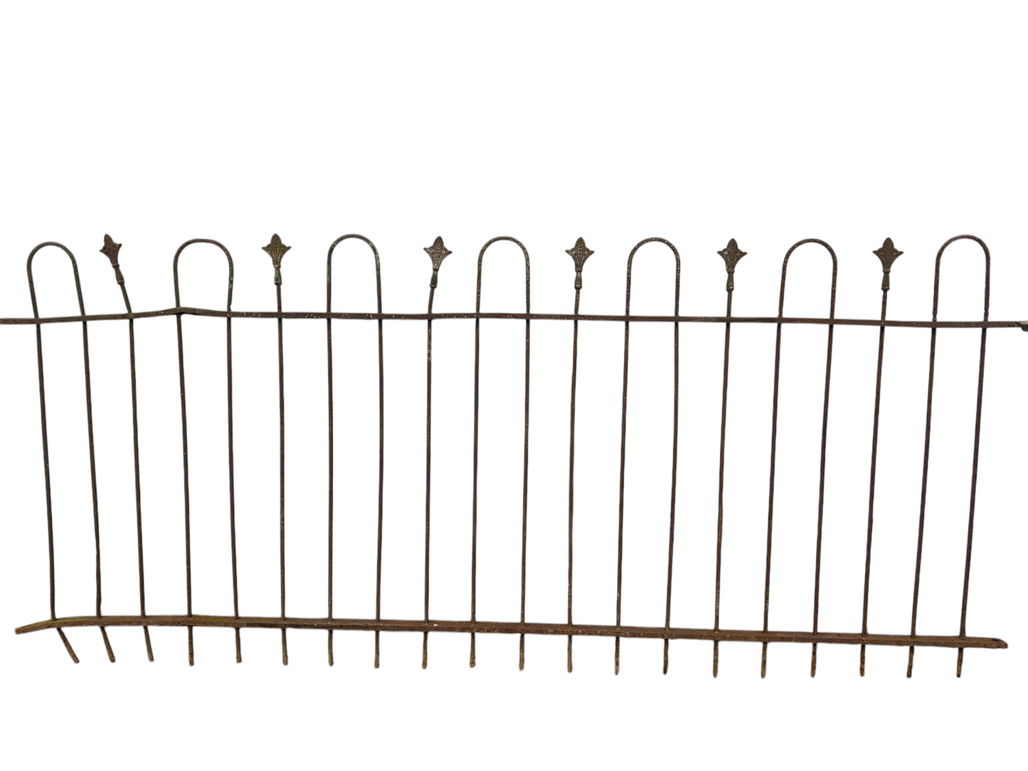 27 Ft Antique Wrought Iron Hairpin Fencing GA20881
