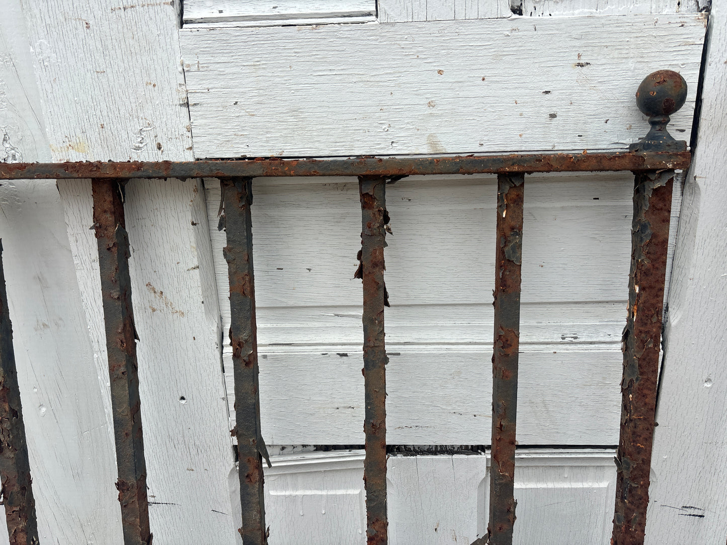 7.5 Feet of Wrought Iron Porch Railings GA21282