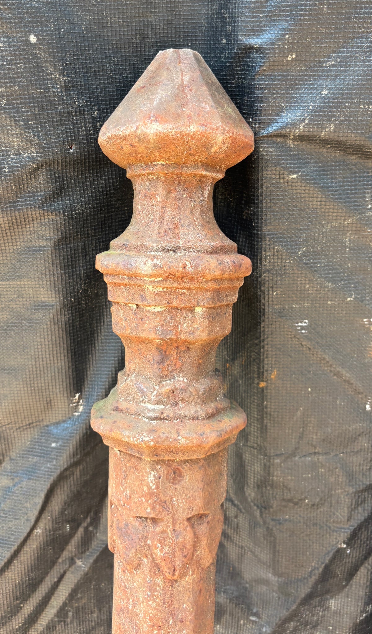 Two Cast Iron Newel Posts GA21561