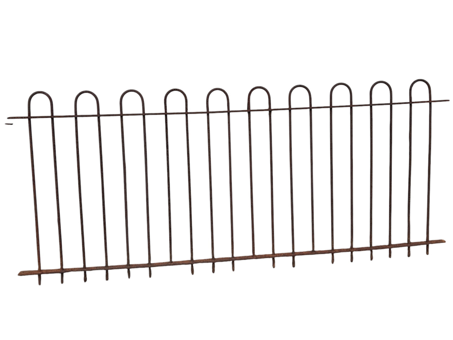 35 Ft of Antique Wrought Iron Hairpin Fencing GA21128