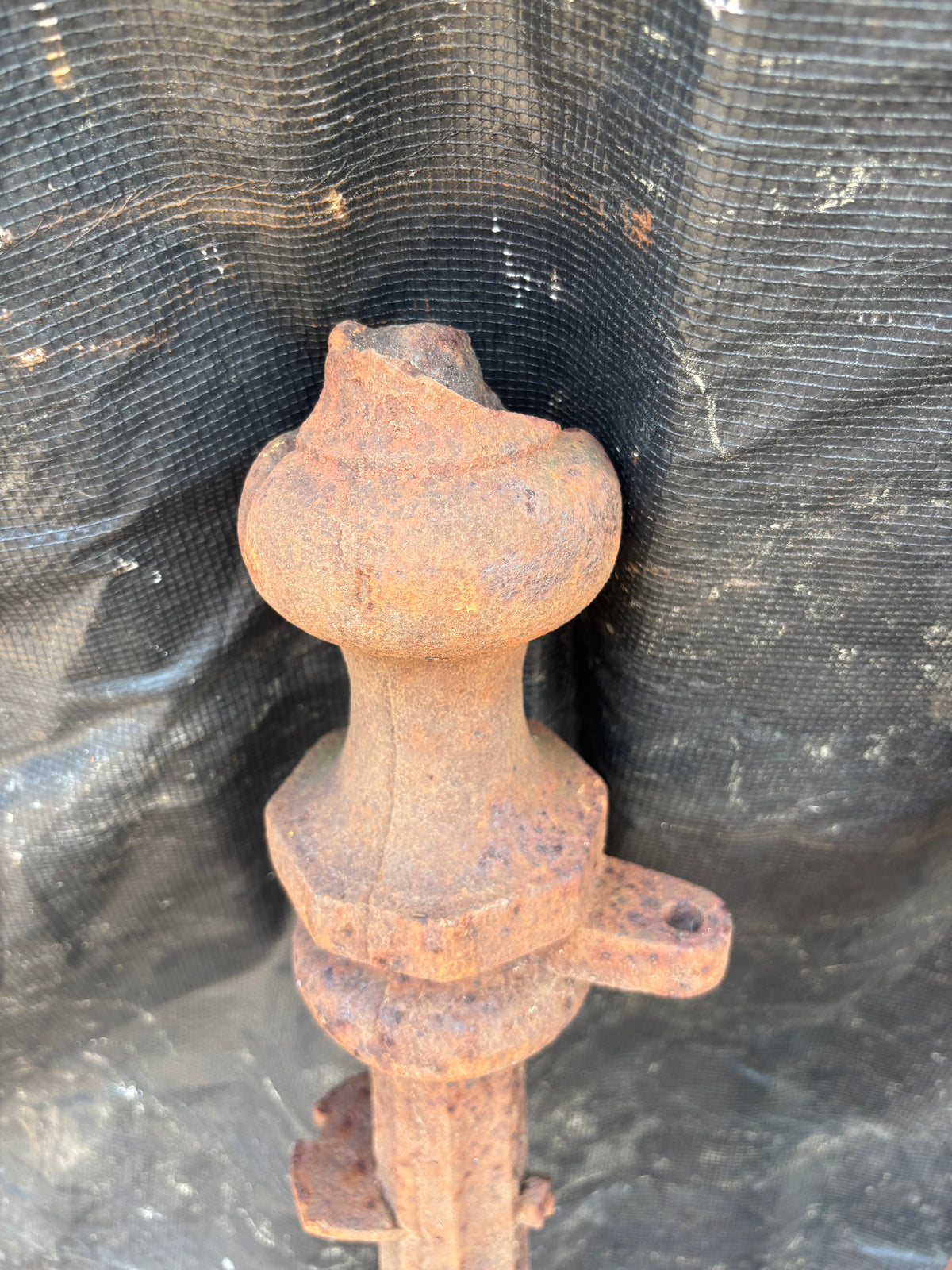Pair of Cast Iron Newel Posts GA21591