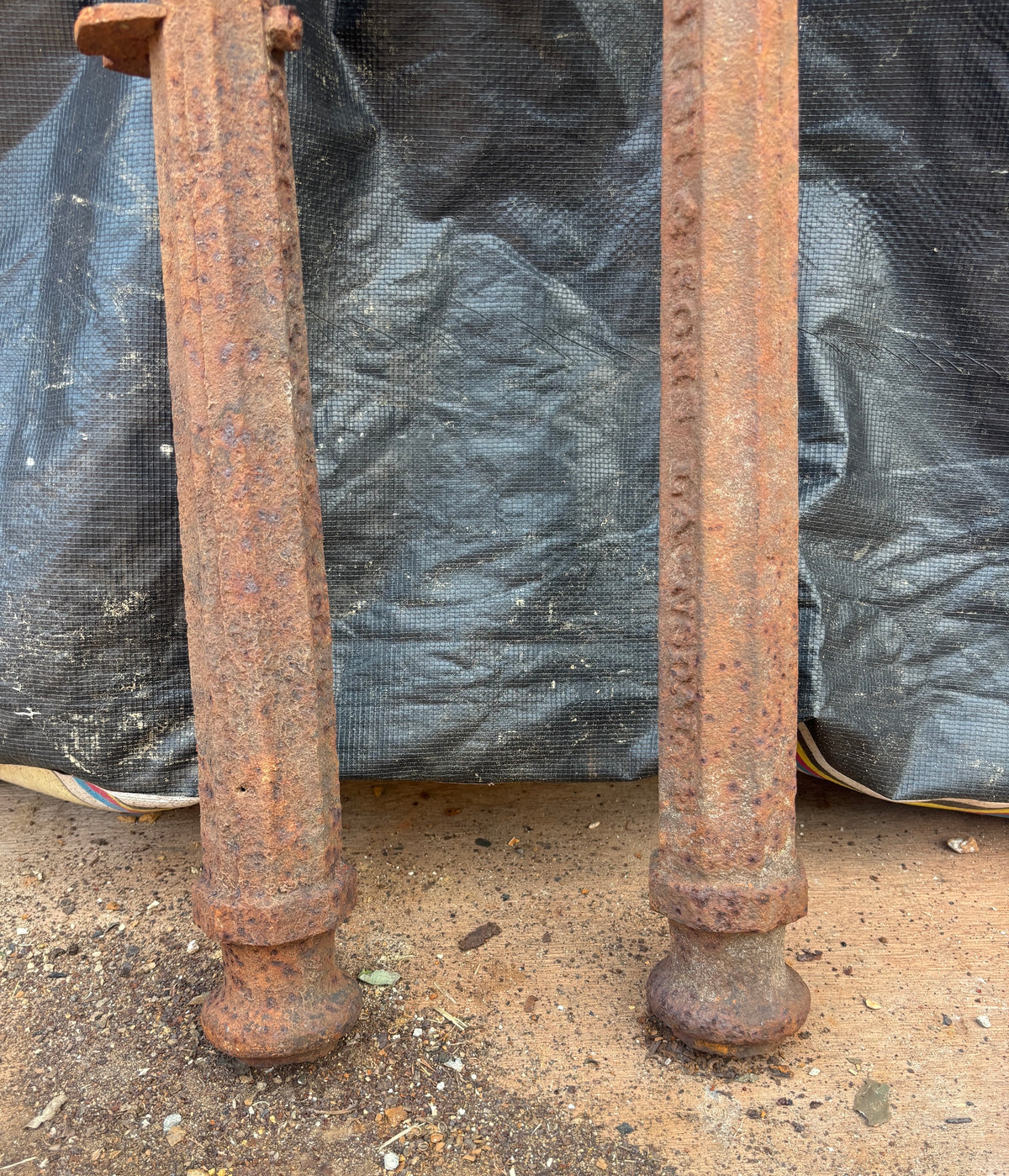 Pair of Cast Iron Newel Posts GA21591