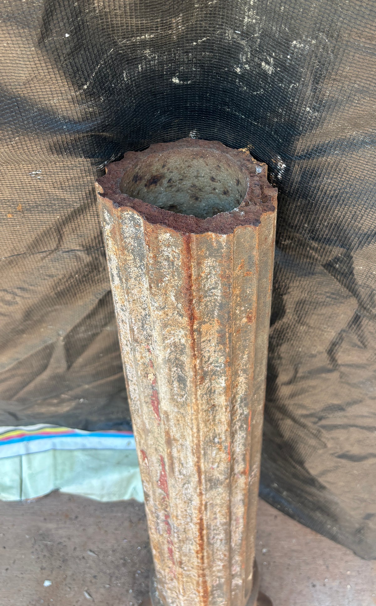 Piece of Cast Iron Light Post GA21558
