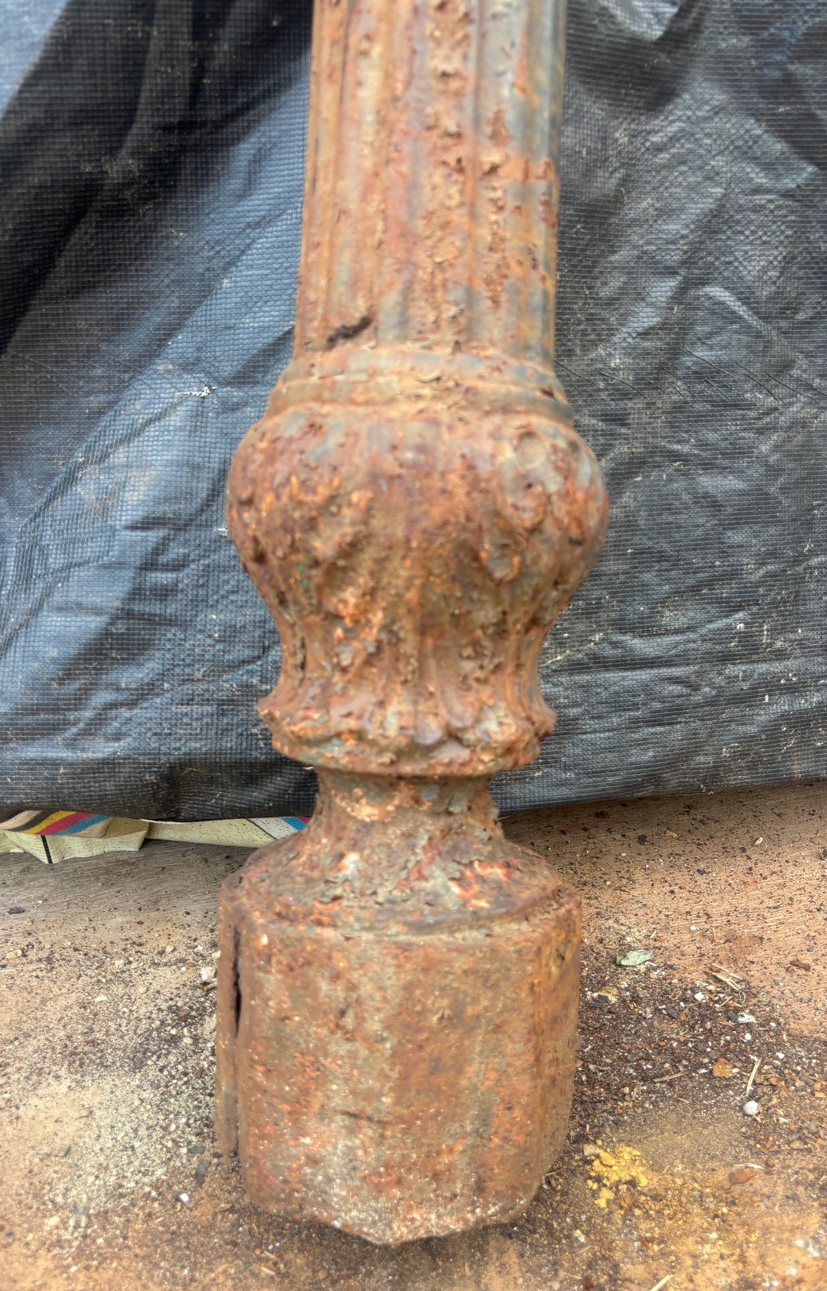 Cast Iron Newel Post GA21590