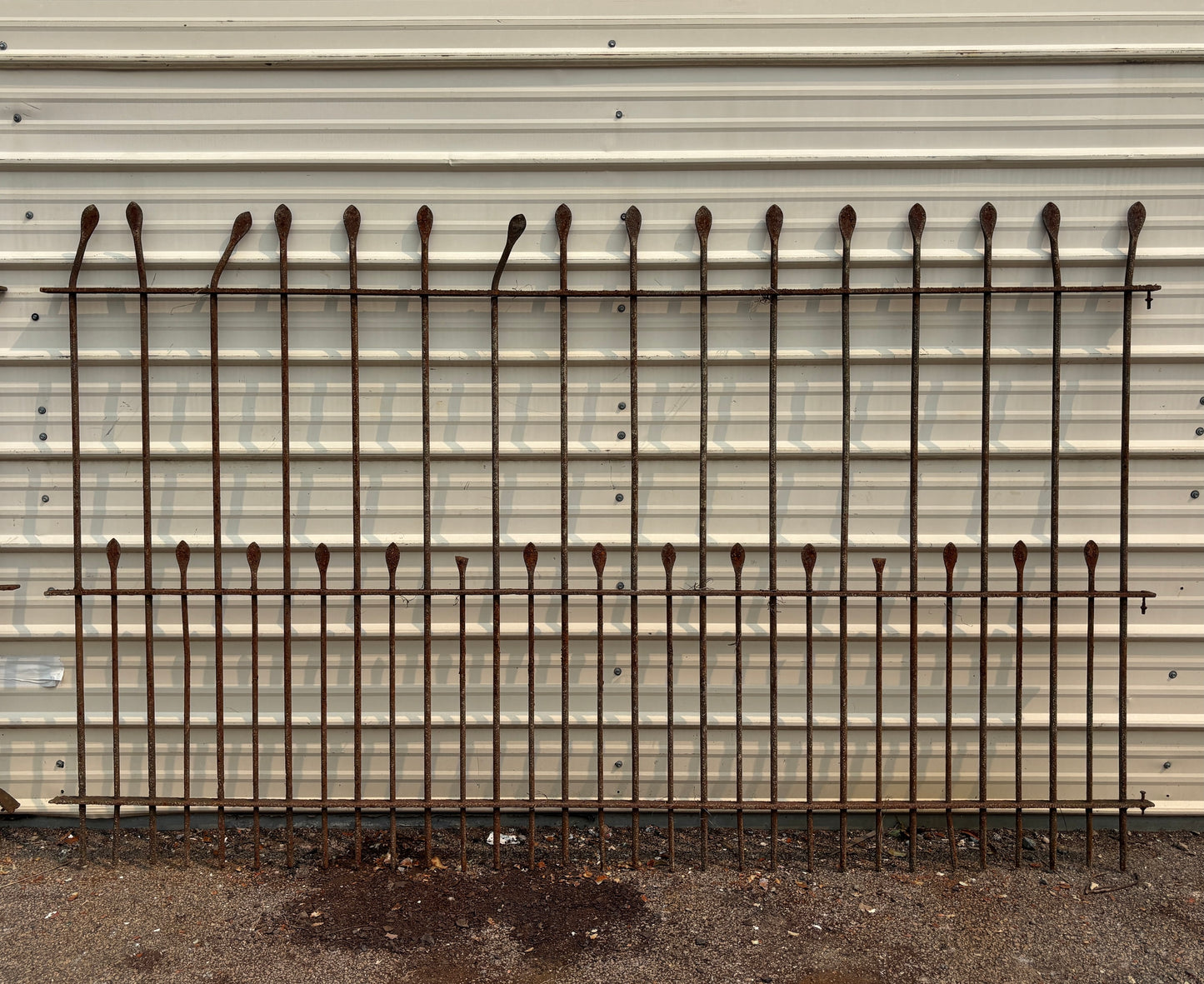 75 Feet of Iron Fence Panels GA21356