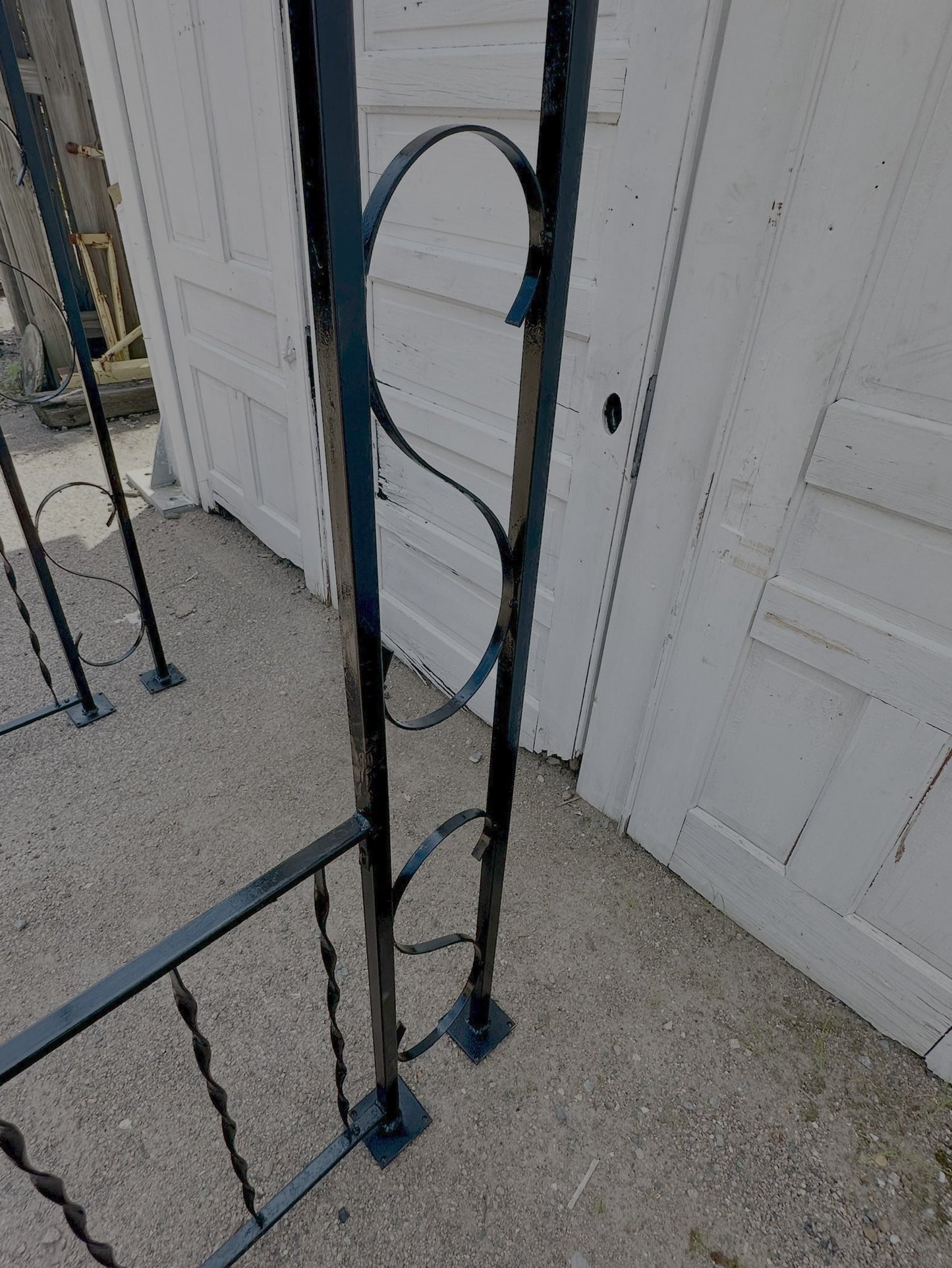 Antique Wrought Iron Custom-Fabricated Arbor GA20280