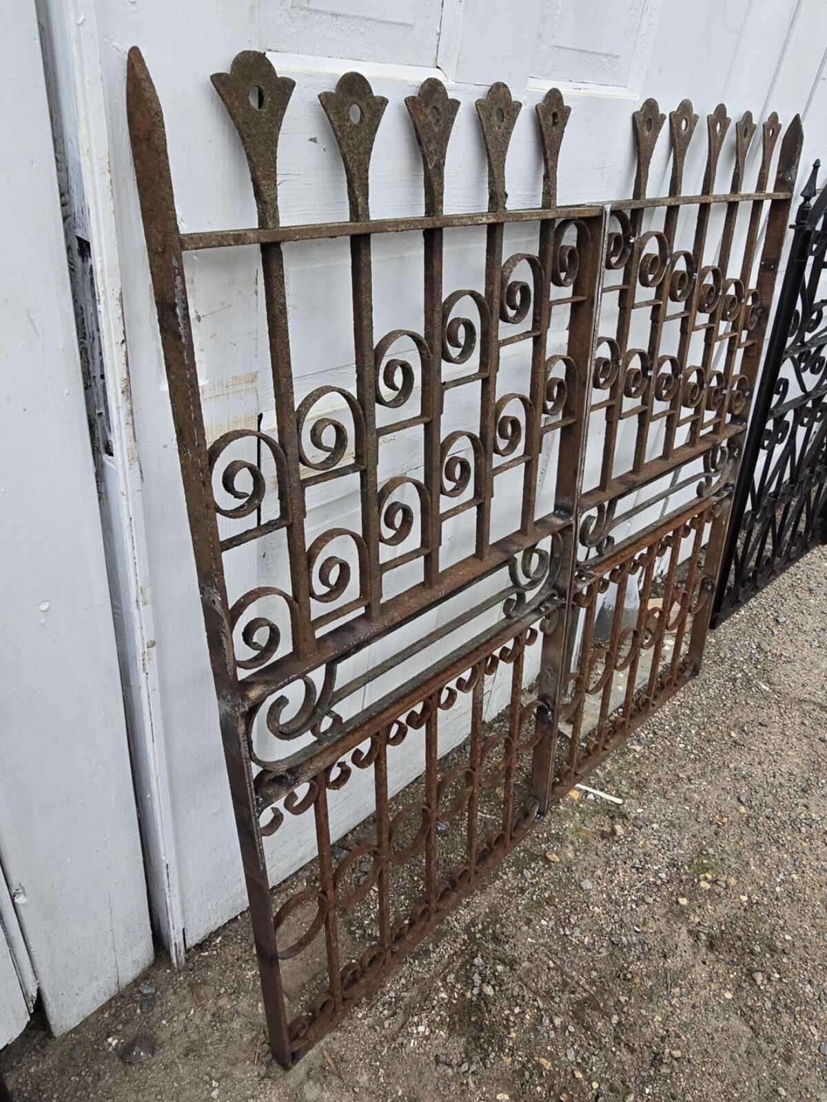 Antique Iron Garden Gate Pair GAM0460