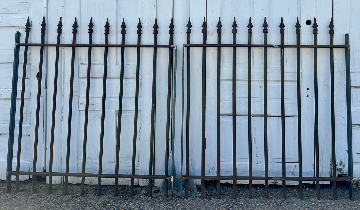 Restored Antique Iron Fencing Pair GA20371