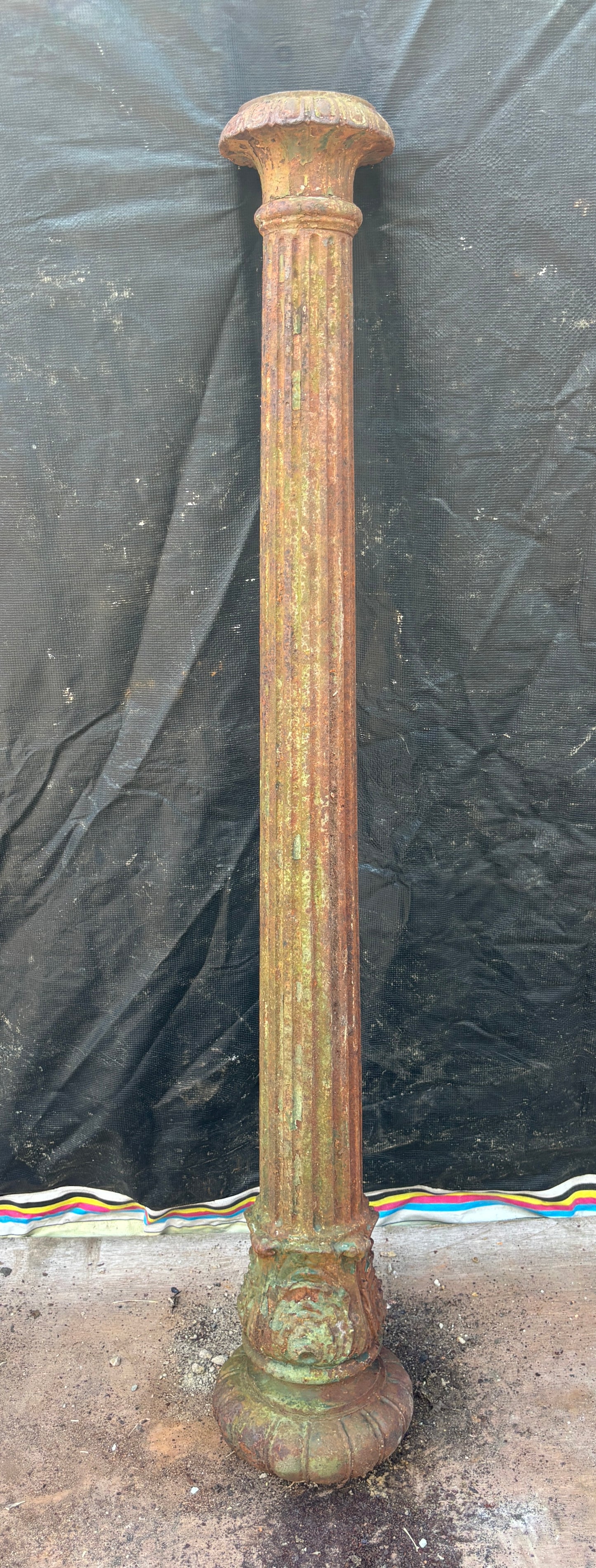 Cast Iron Newel Post GA21572