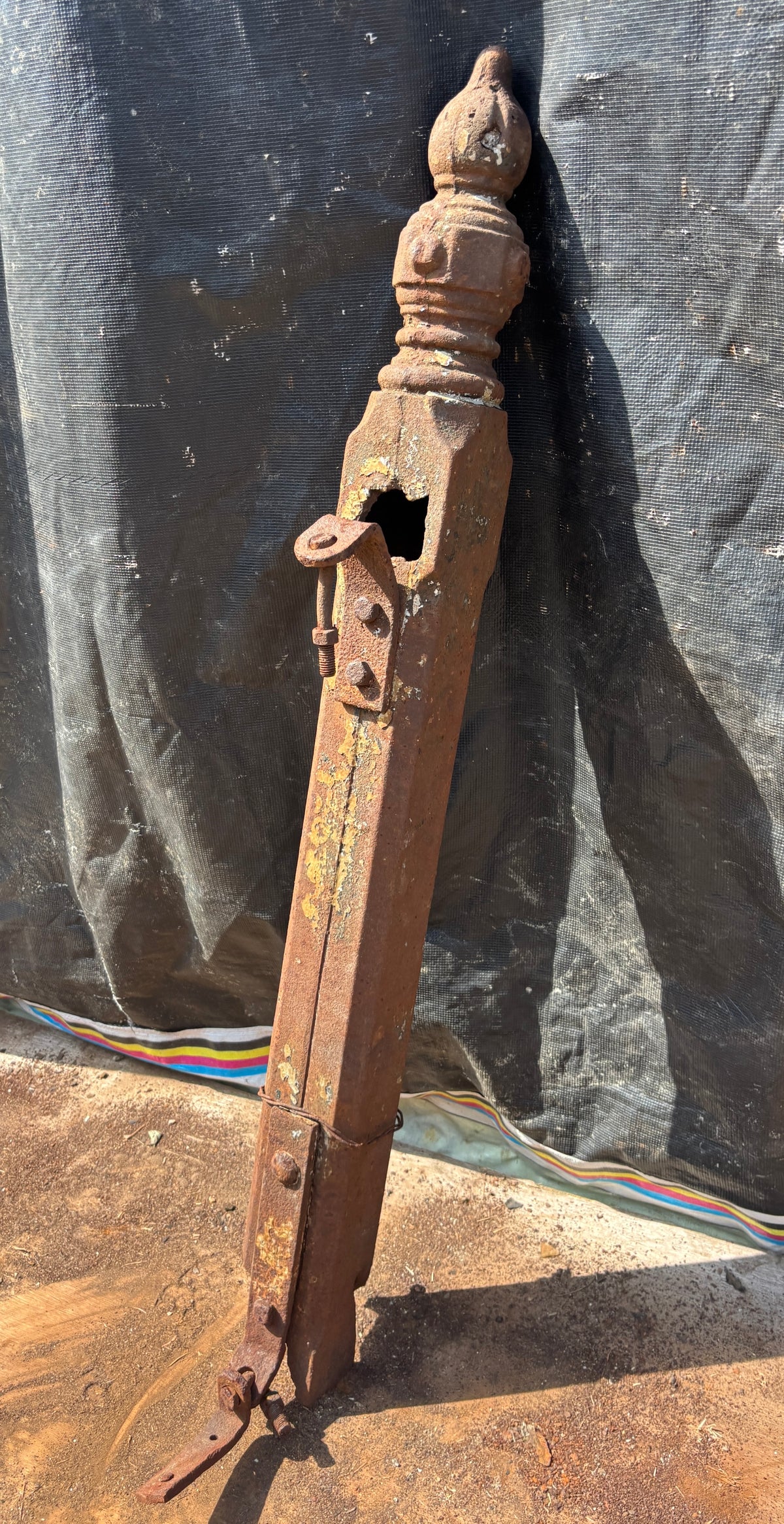 Cast Iron Newel Post GA21639