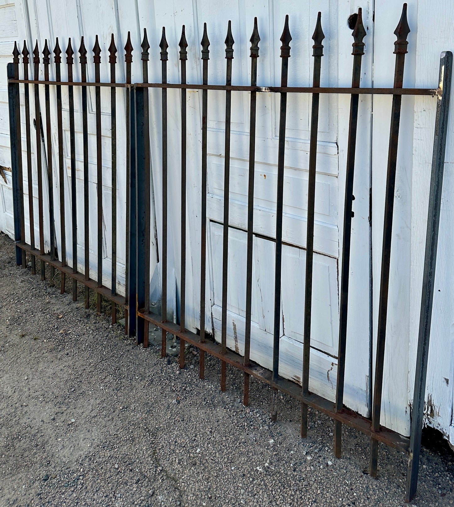 Restored Antique Iron Fencing Pair GA20371
