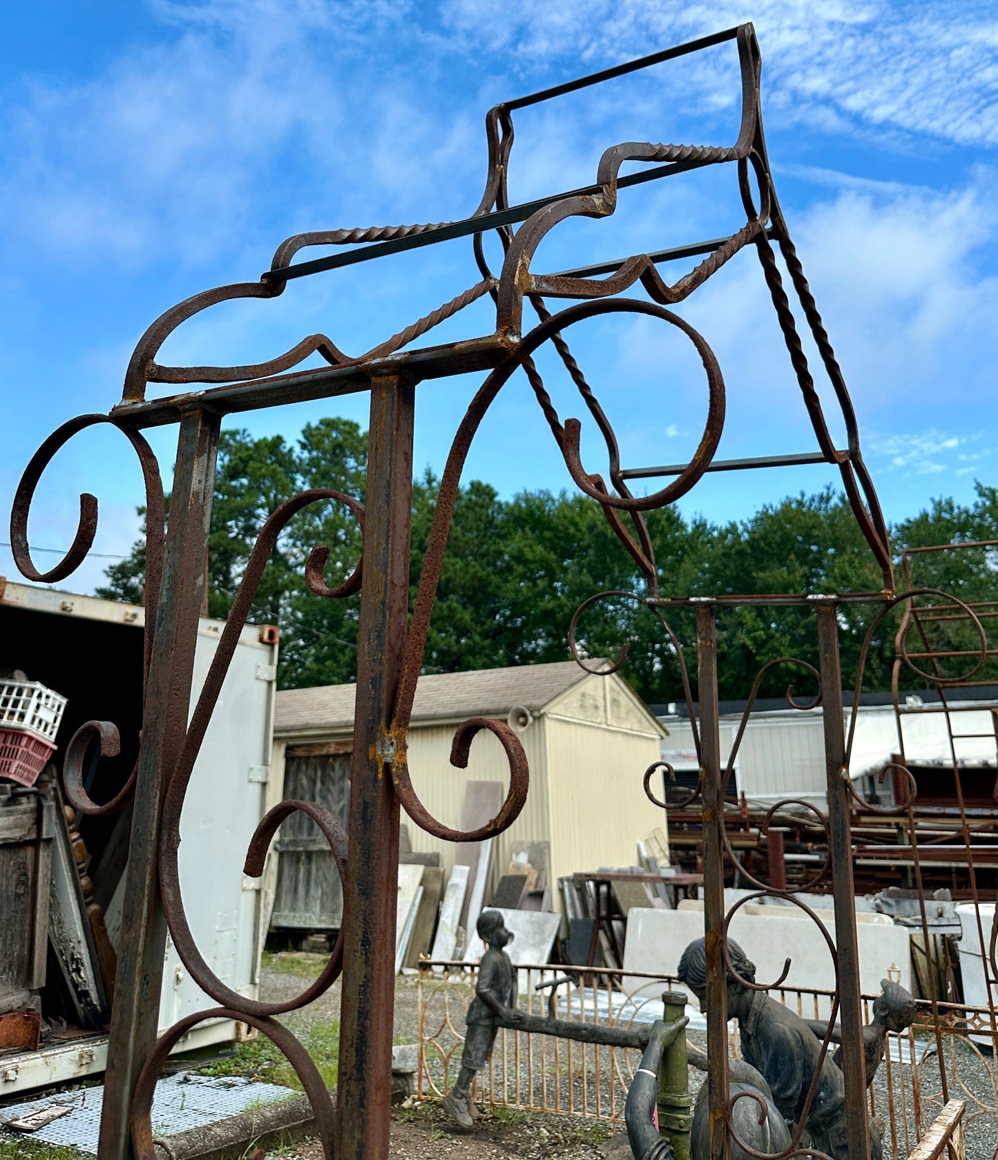 Custom Wrought Iron Arbor GA20279