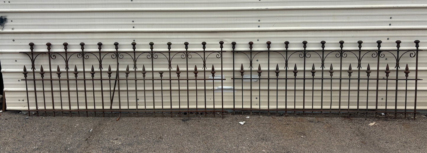 Double Finial Fence Panels GA21215