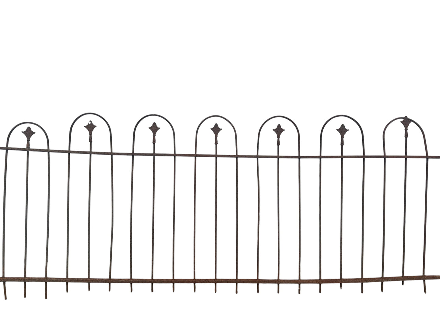 162 Ft of Antique Wrought Iron Hairpin Fencing GA20876