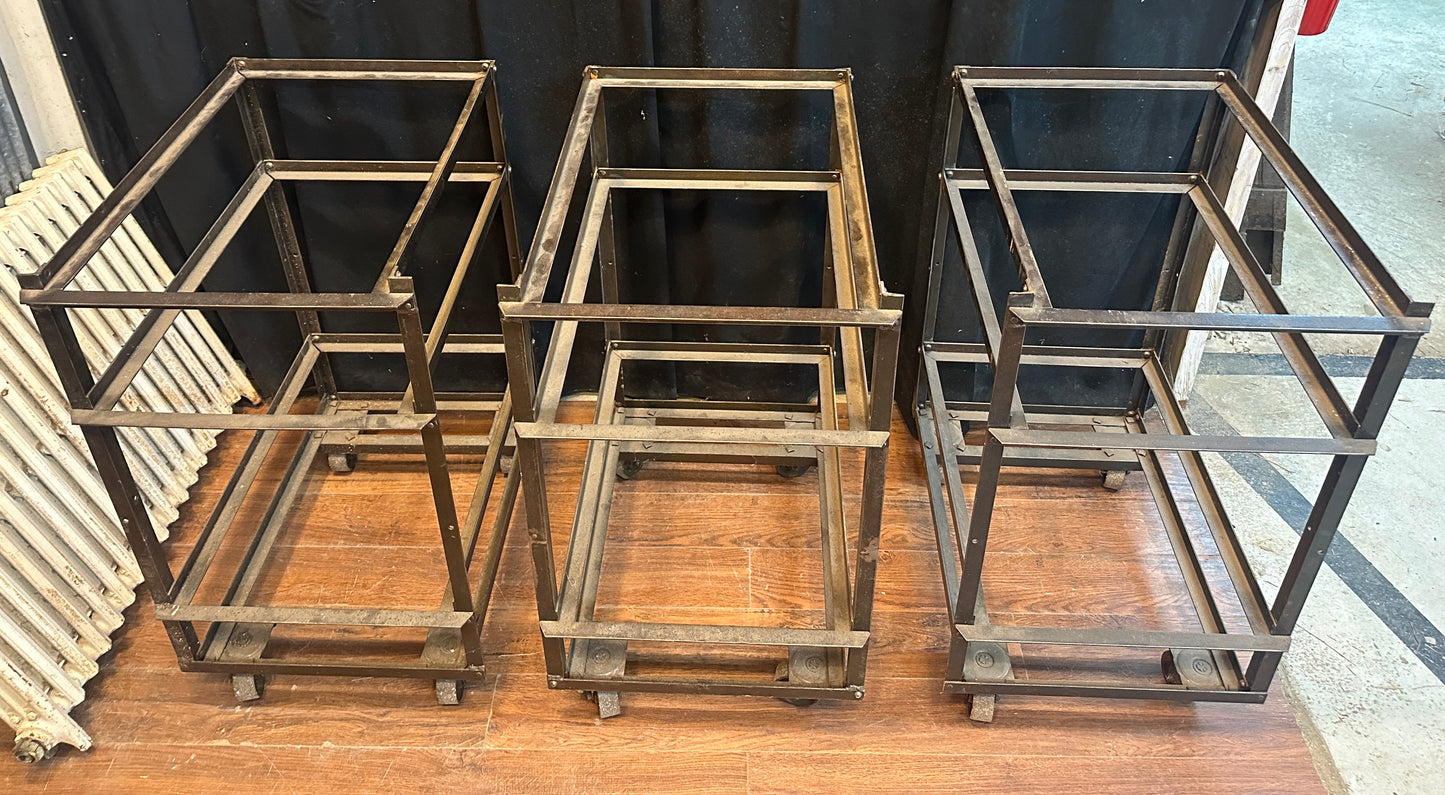 Vintage Steel Textile Carts - 3 Available - GA20807