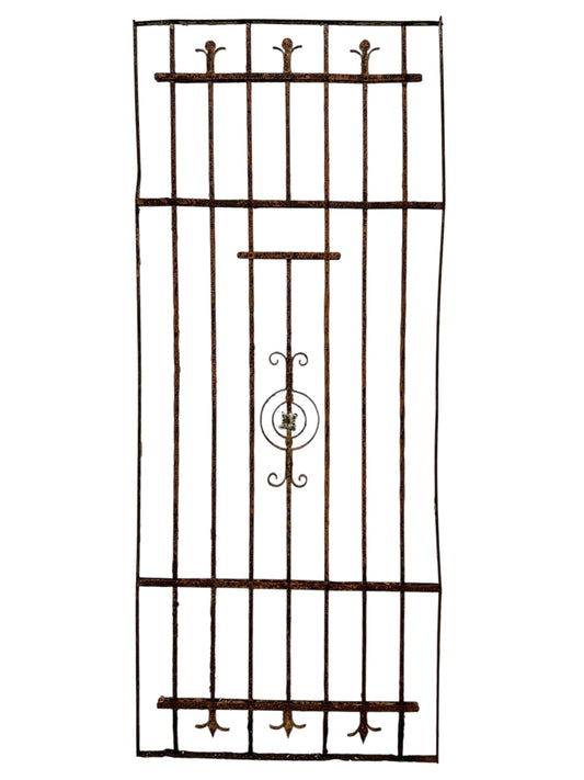 Antique Wrought Iron 81"+ Tall Gate GA20742