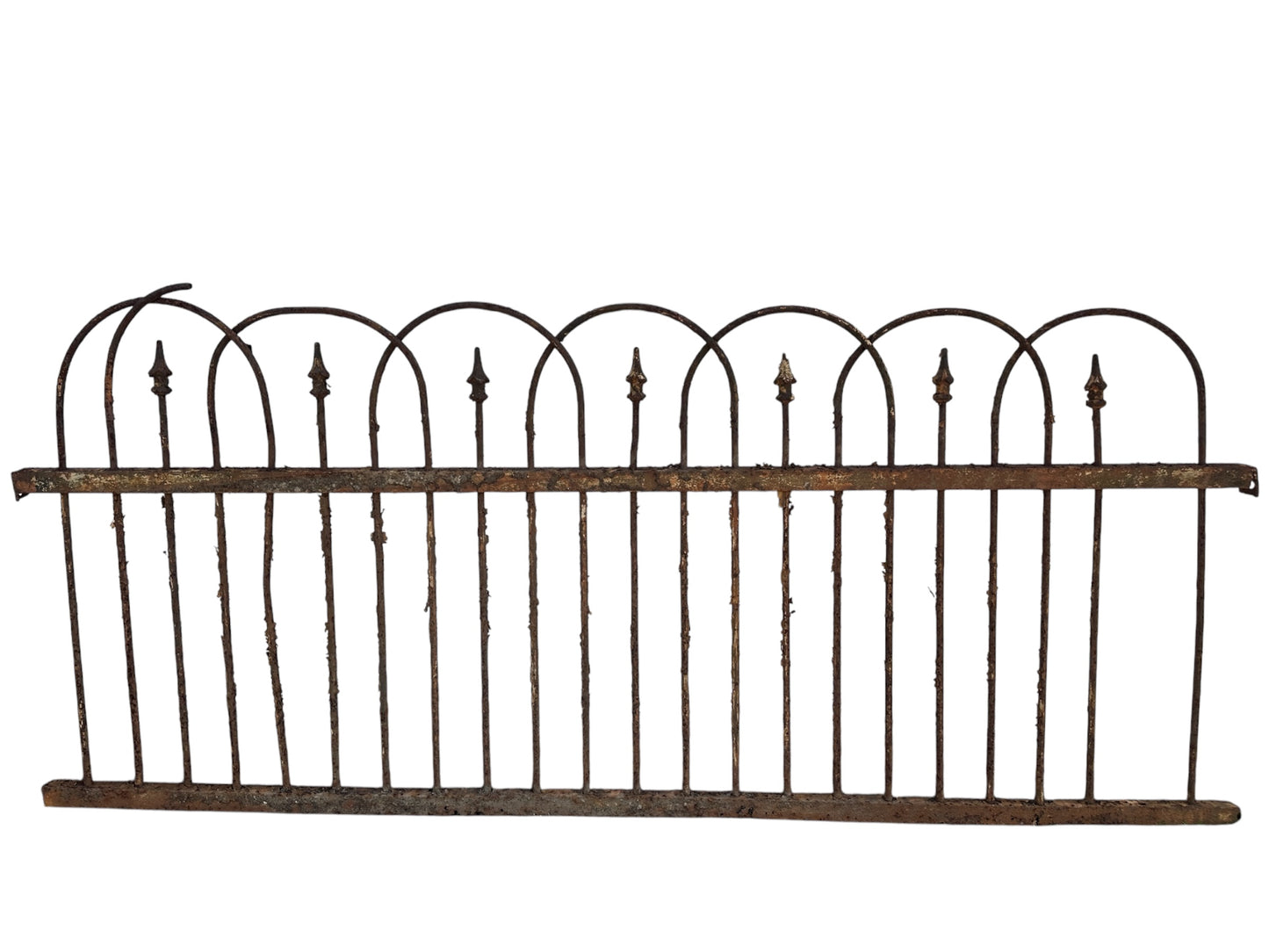 39 Feet of Antique Wrought Iron Hairpin Fencing GA20855