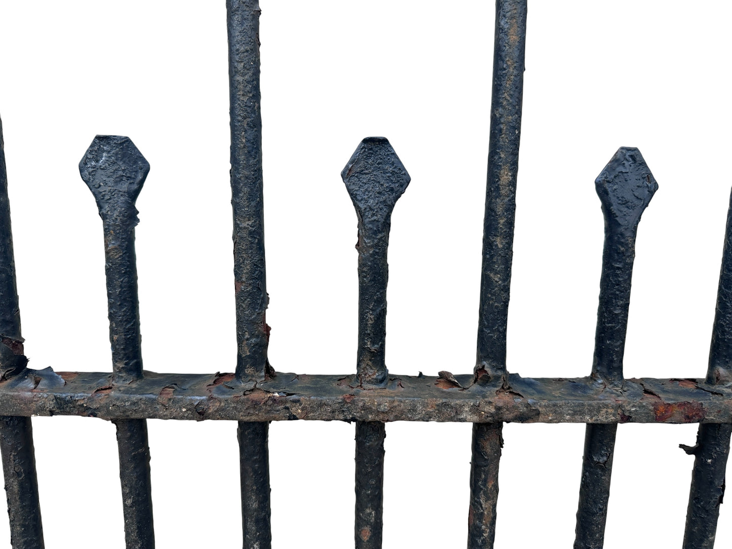19 Ft of Wrought Iron Picket Fencing GA21064