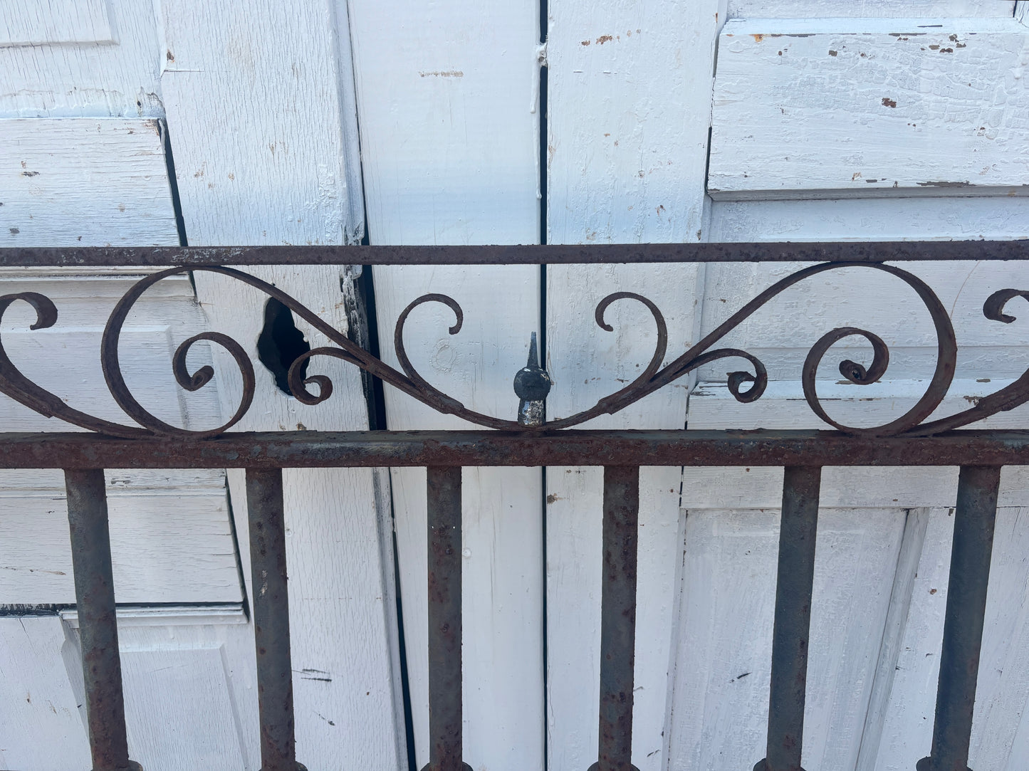 9 Foot Iron Fence Panel GA21310