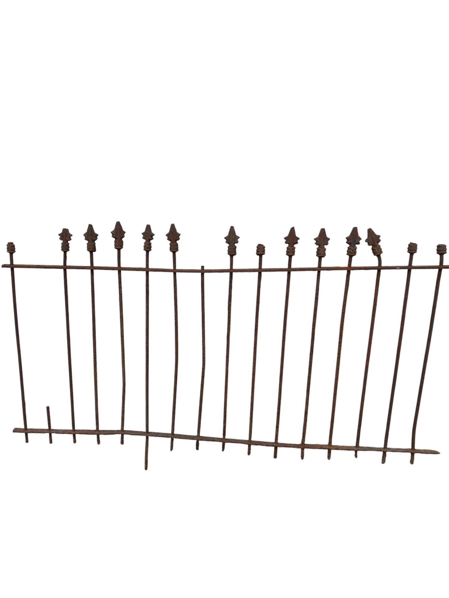 31 Ft Antique Wrought Iron Picket Fencing GA21065