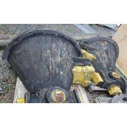 Pair of Large Industrial Wood & Cast Iron Valve Molds