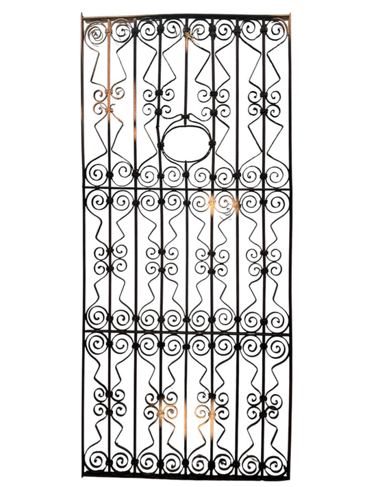 Antique Wrought Iron 79"+ Tall Gate GA20679