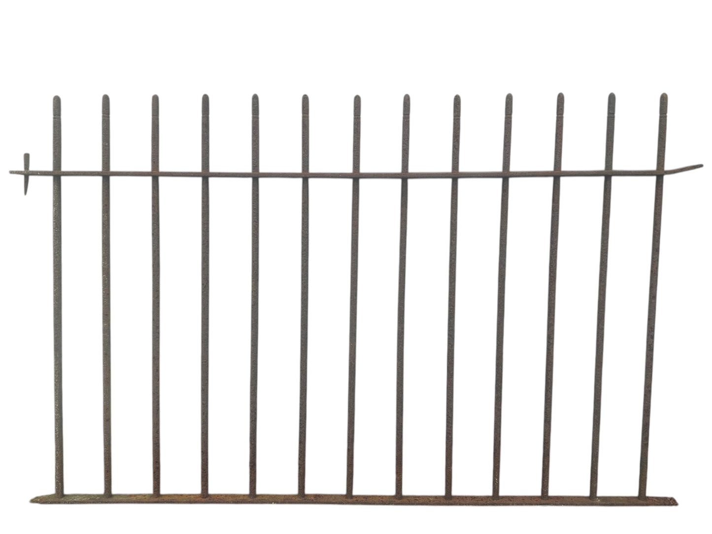 40 Ft of Antique Iron Fencing w/ Naturalist Style Post GA20880