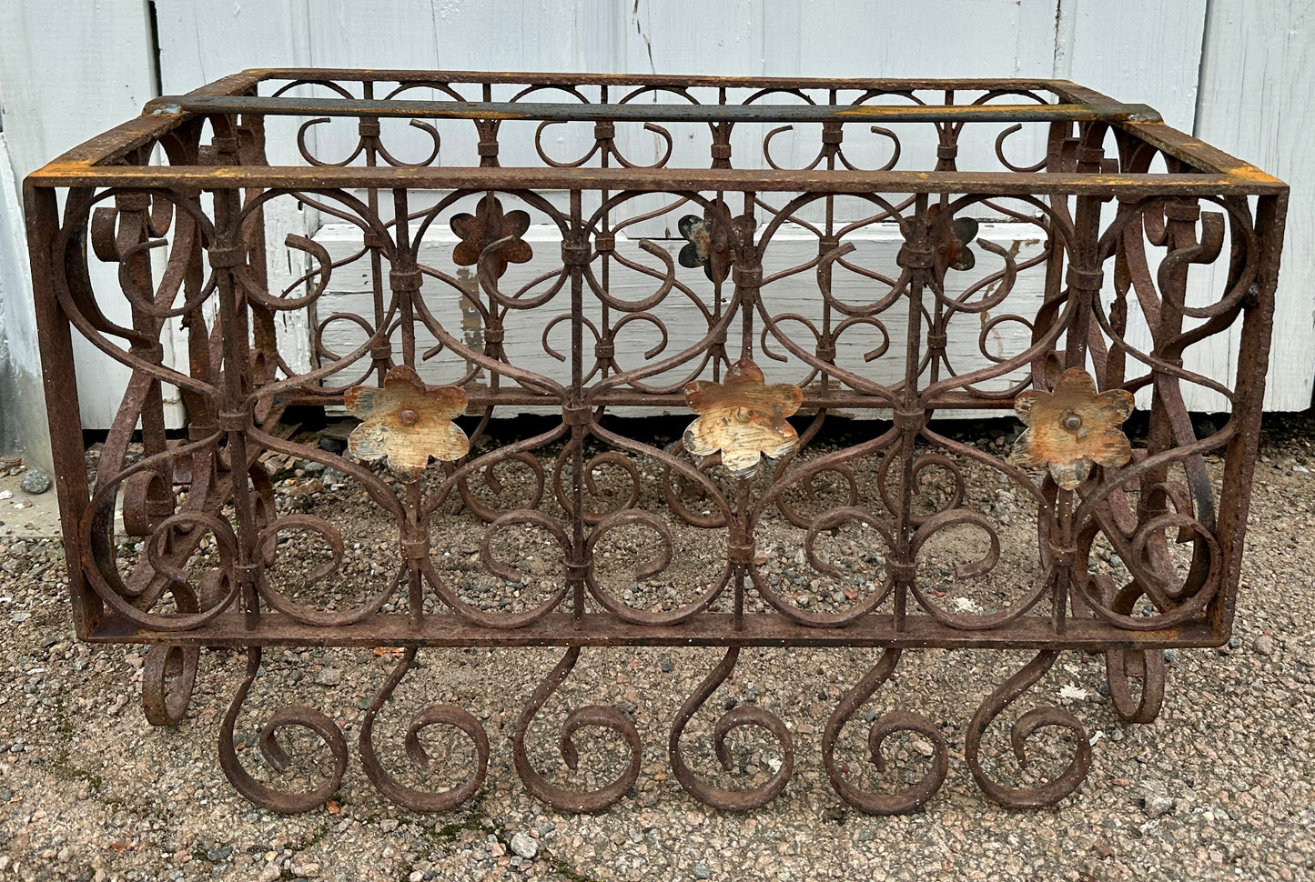 Repurposed Antique Iron Chandelier Shade GA20342