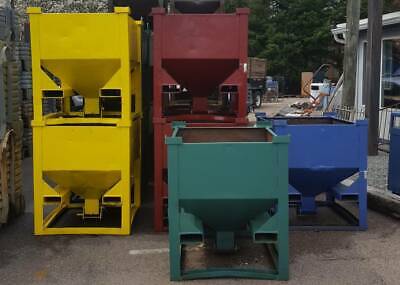 Large Industrial Painted Planter Bins