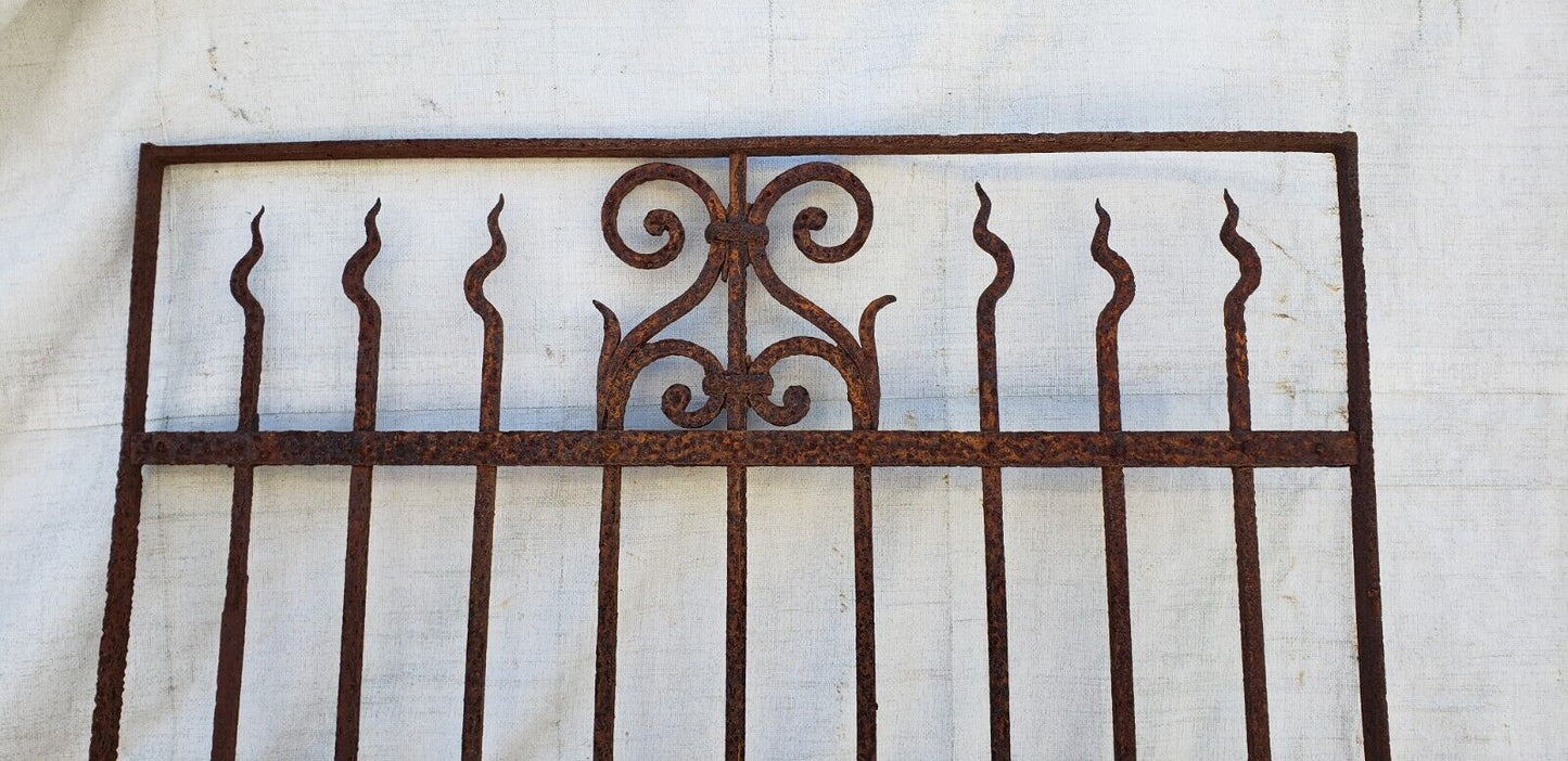 Unique Wrought Iron Gate Panel 77 3/4" Tall by 37" Wide GA9441