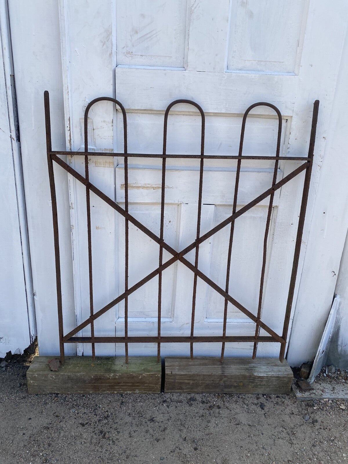 Antique Iron Gate GS20250 - 31 1/4" wide x 35 1/2" tall