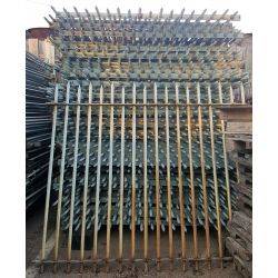 1200' Wrought Iron Military School Fencing #GA190 – ANTIQUE IRON