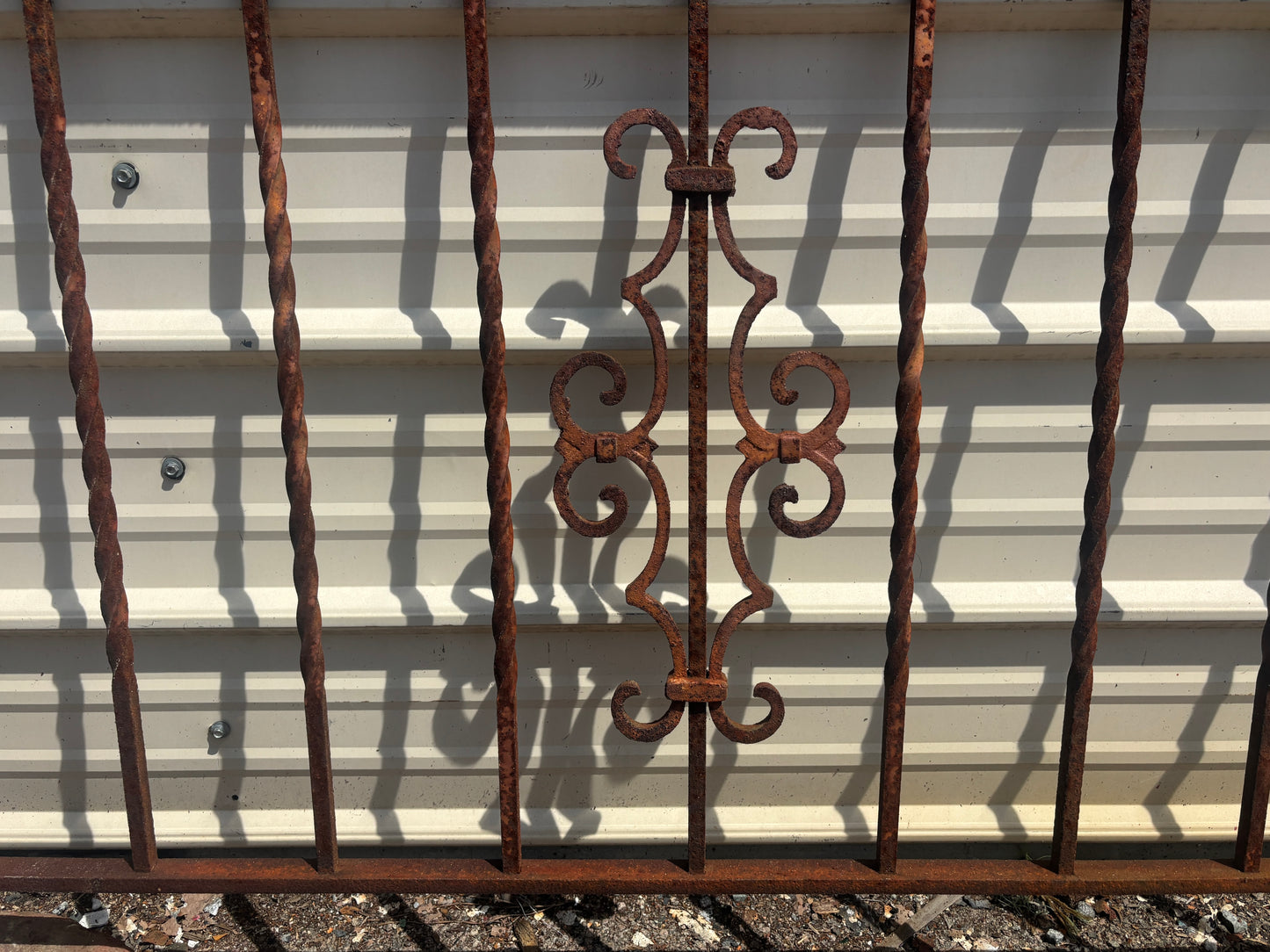 9 Foot Iron Fence Panel GA21312