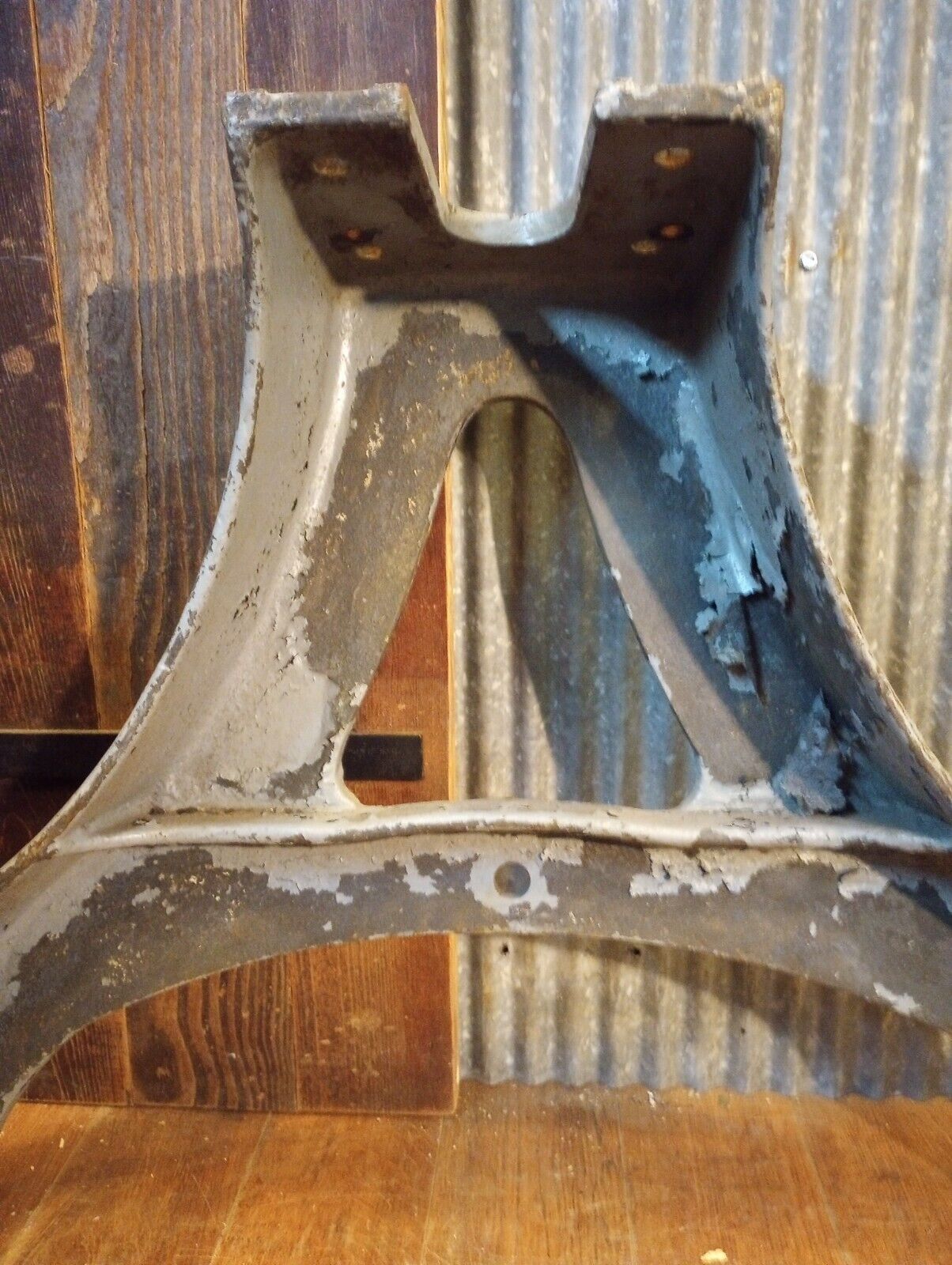 Pair of Cast Iron Machine Legs 24" T x 37" W