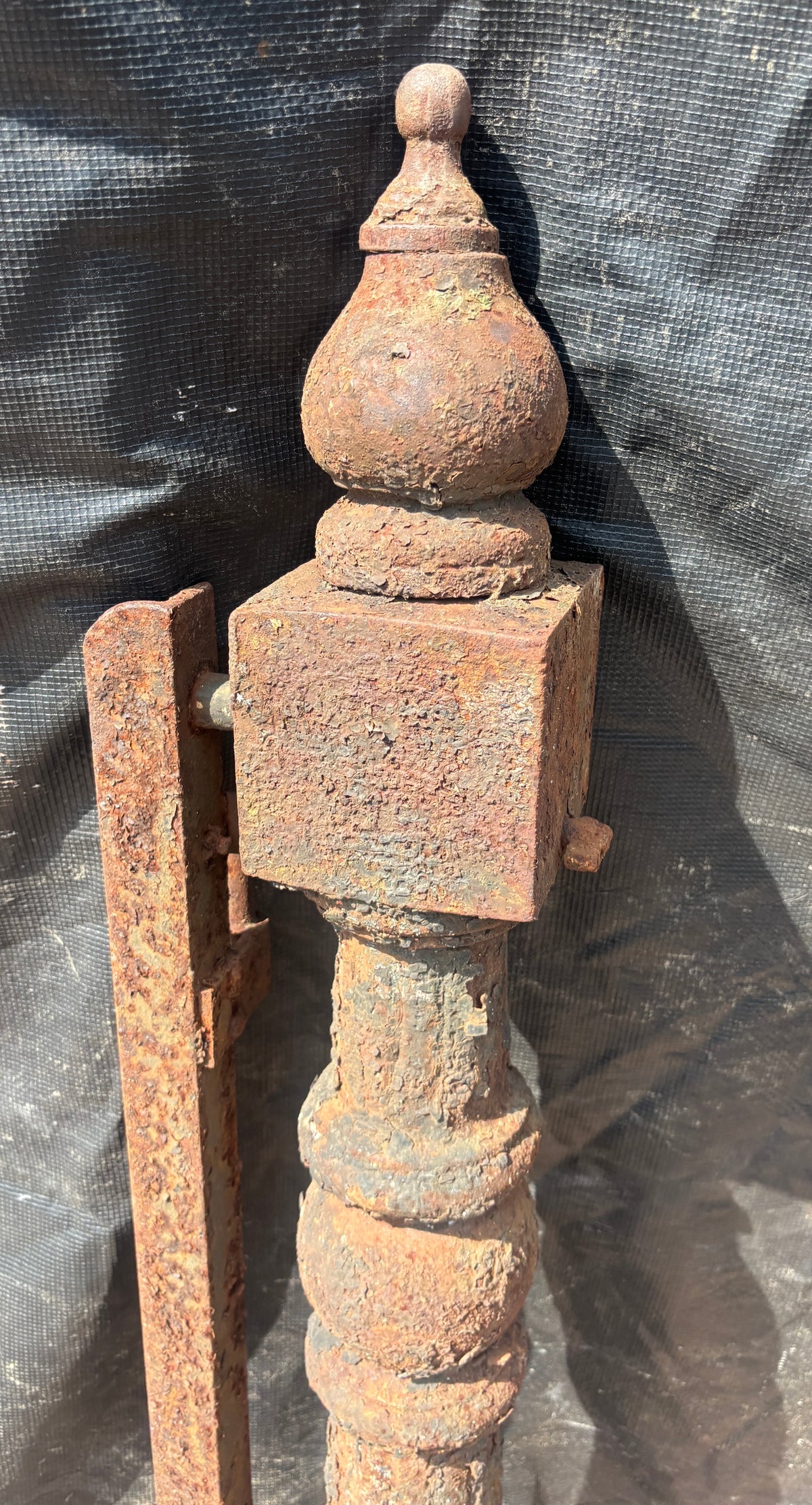 Set of 7 Cast Iron Newel Posts GA21589