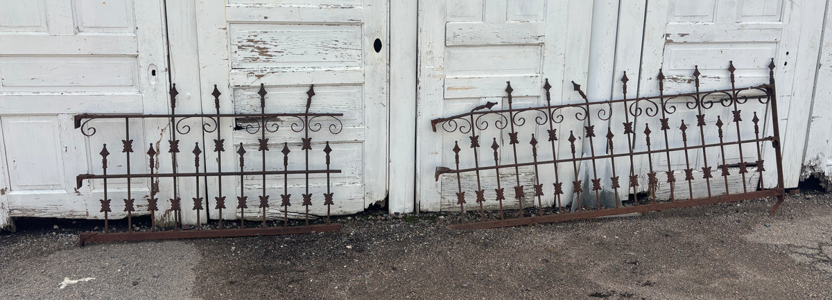 10 Feet of Iron Fence Panels GA21606