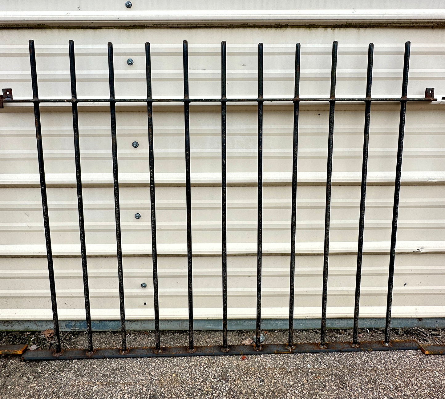 41 Linear Ft of Restored Iron Window Grates GA20439