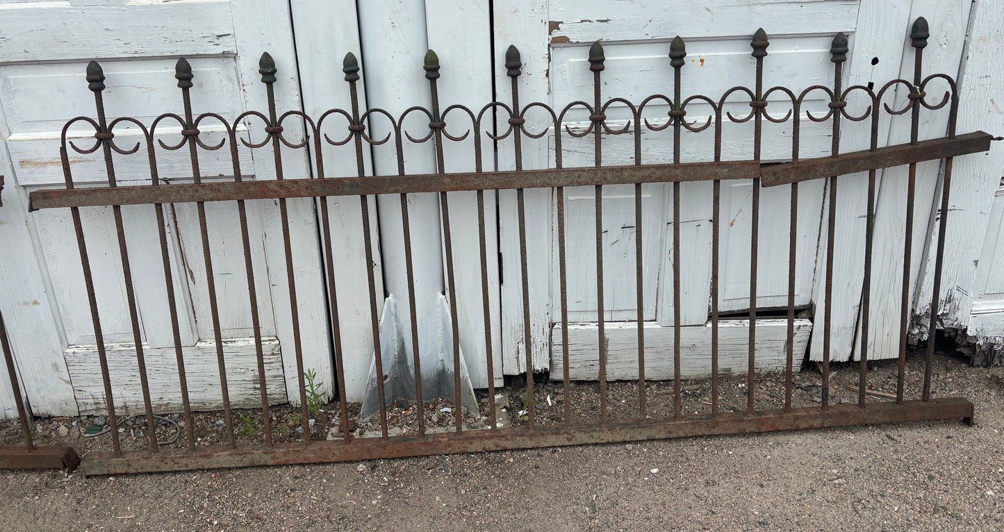 Wrought Iron Picket Fence Panels GA21214