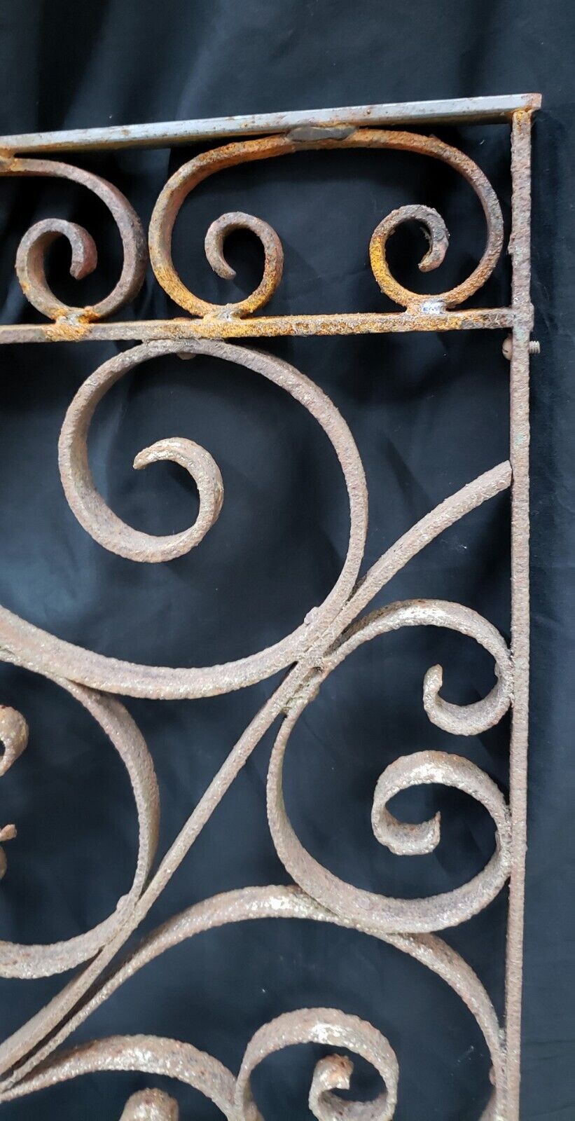 Heavy Duty Ornate Wrought Iron Gate Panel 38 5/8" x 26 3/4" GA9428