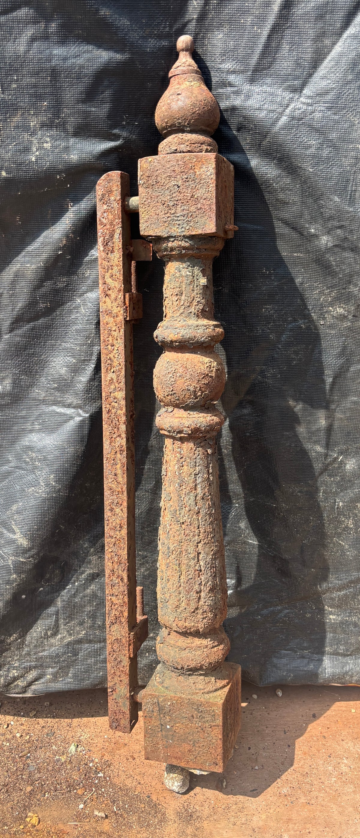 Set of 7 Cast Iron Newel Posts GA21589