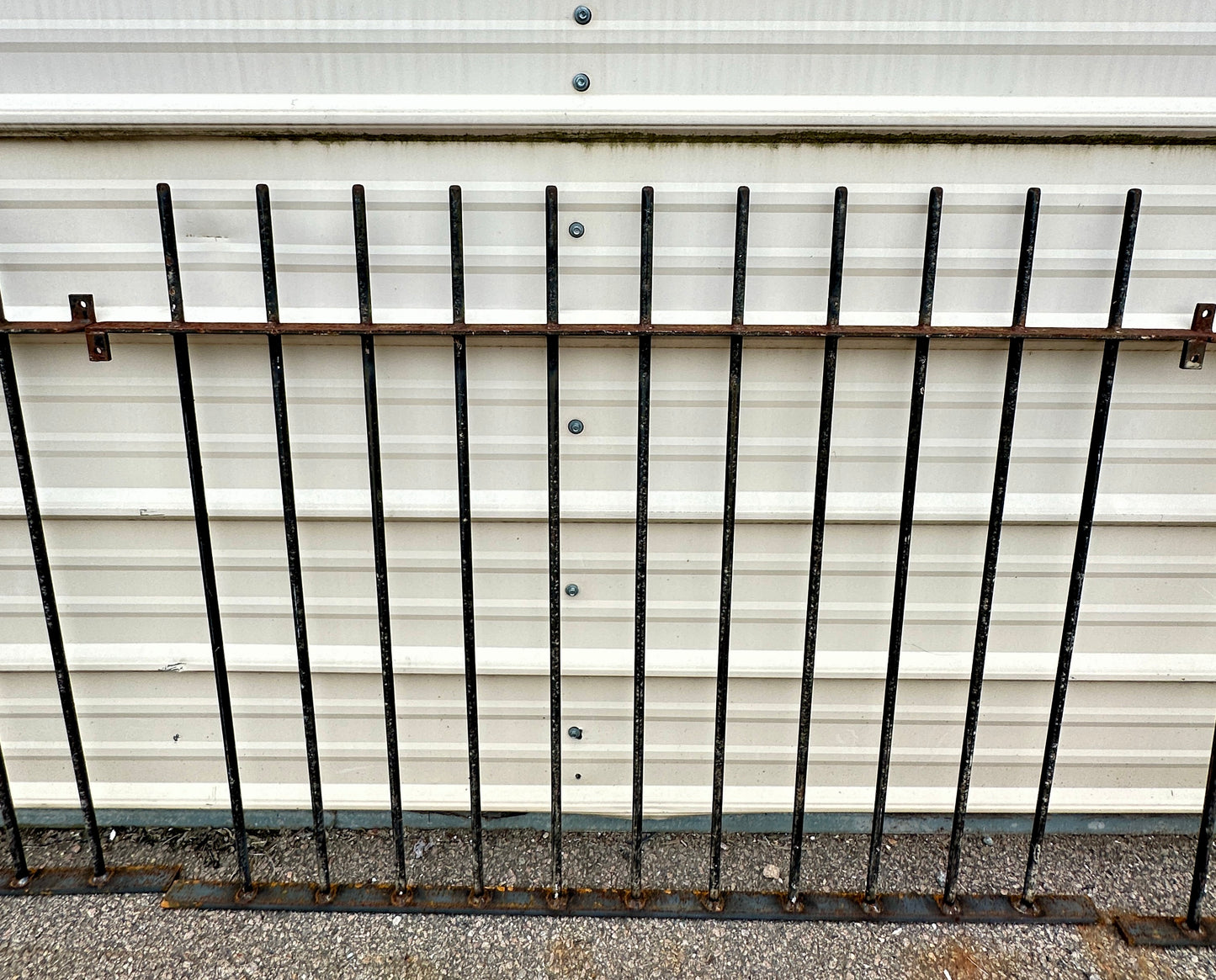 41 Linear Ft of Restored Iron Window Grates GA20439