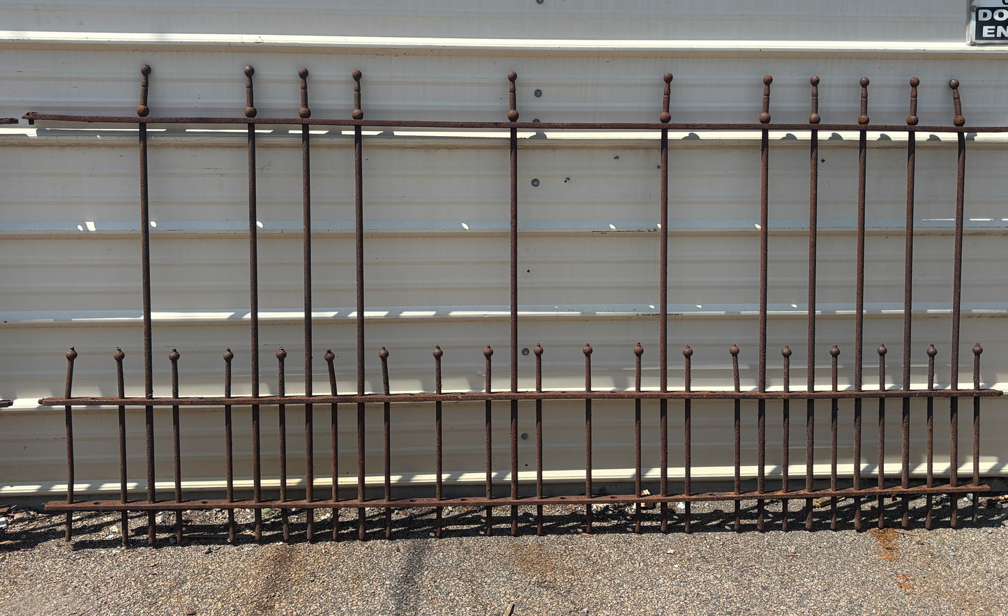 21 Feet of Wrought Iron Fencing GA21249
