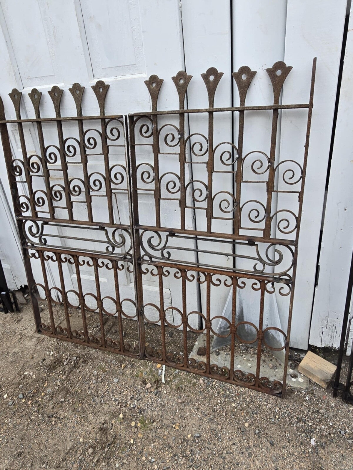Antique Iron Garden Gate Pair GAM0460