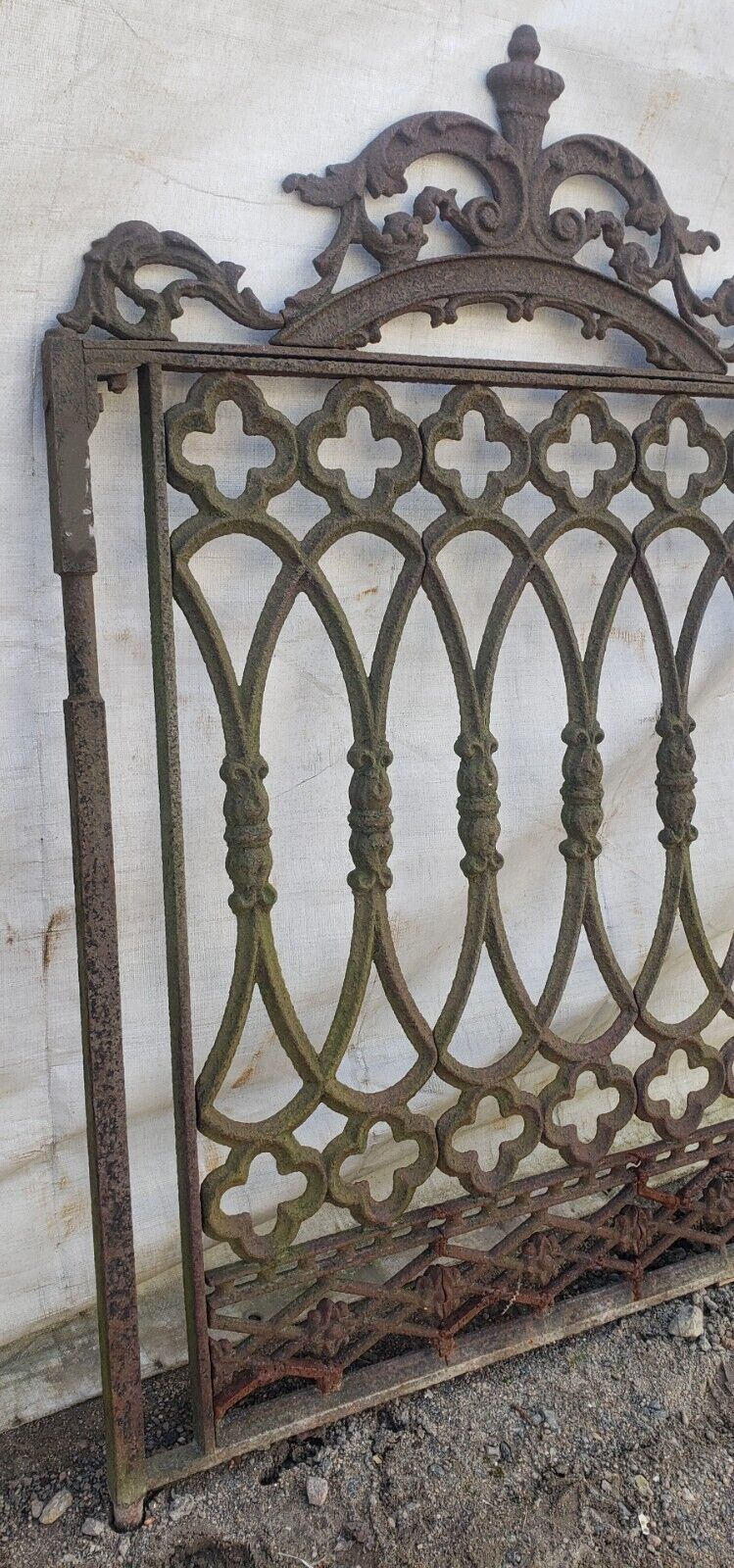 Ornate Cast & Wrought Iron Gate 33 1/2" Wide by 46 1/2" Tall GA9603