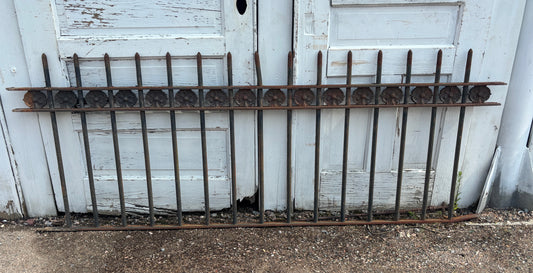 13 Feet of Wrought Iron Fence Panels GA21277