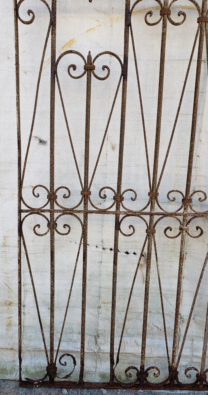 Wrought Iron Gate Panel 80 1/2" Tall by 37 1/4" Wide GA9443