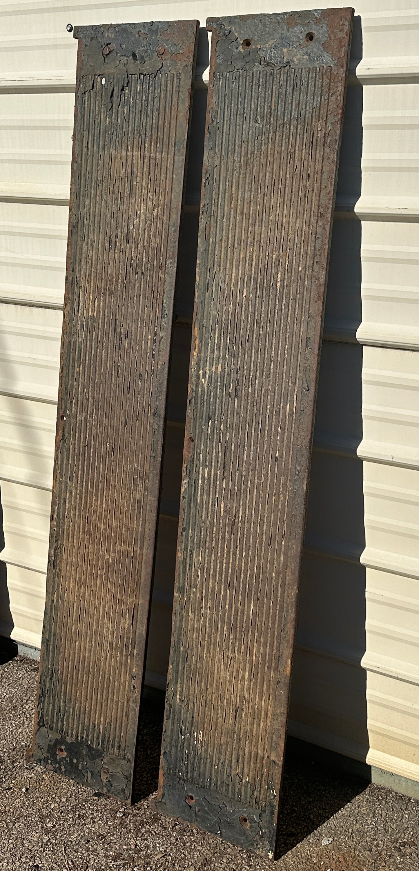Pair of 61" Long Cast Iron Treads GA20608