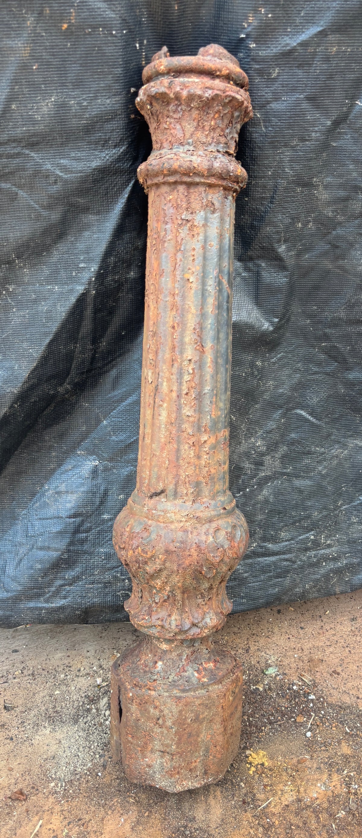 Cast Iron Newel Post GA21590