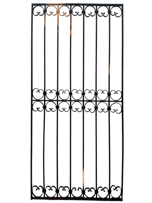 Antique Wrought Iron 67" Tall Gate GA20639