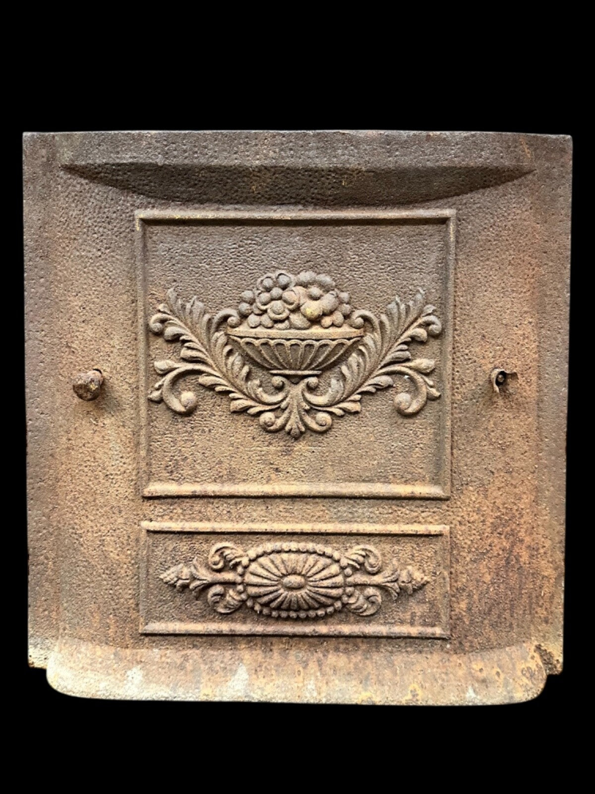 Antique Iron Fireplace Cornucopia Summer Cover GA20156